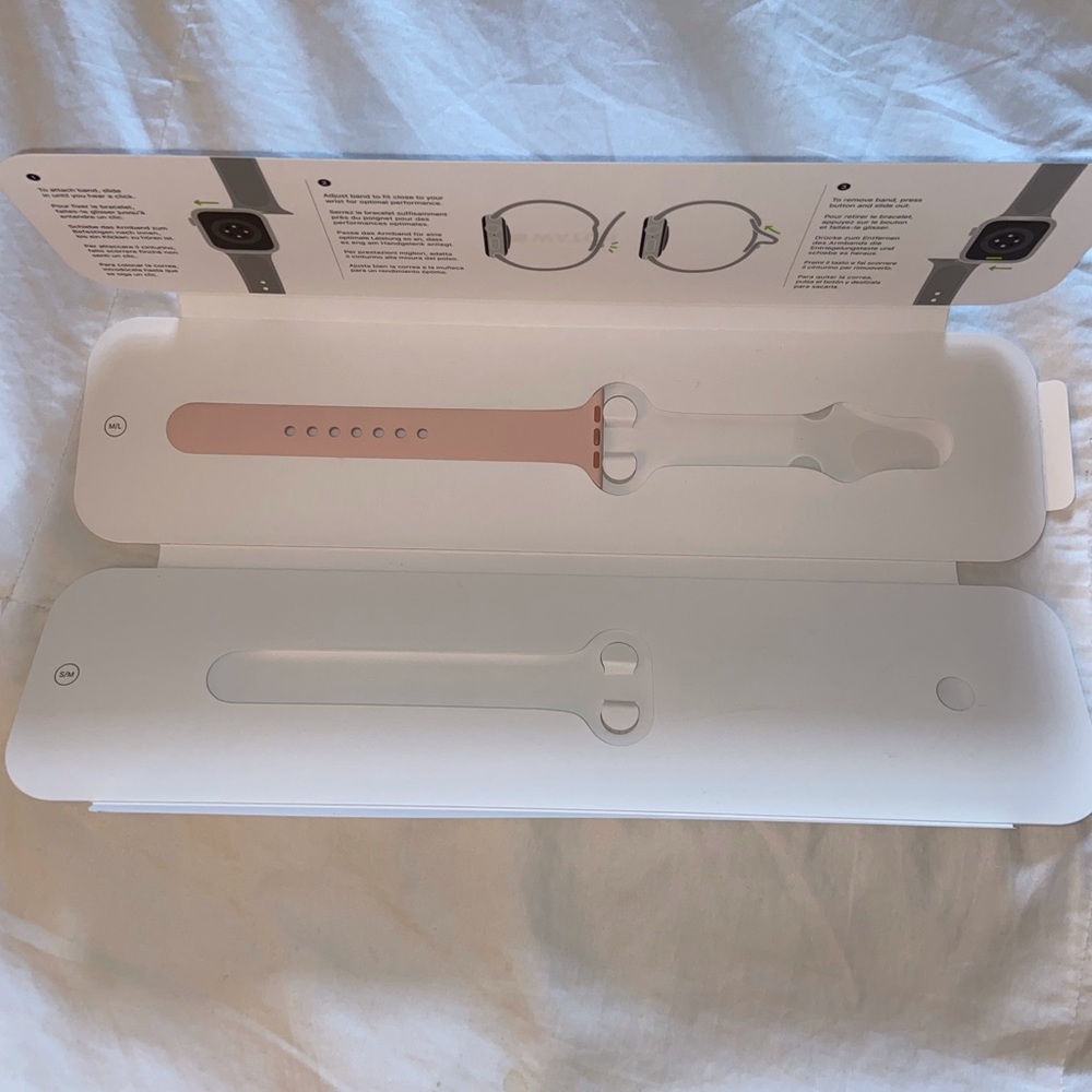 Series 6 Apple Watch Pink Sand Sport Band